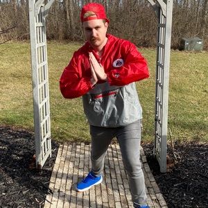 Vintage Ohio State Windbreaker Hoodie